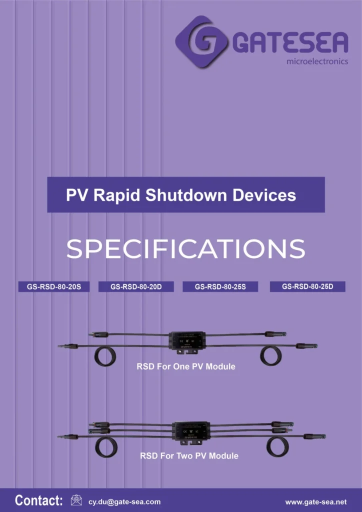 GS-RSD 80 Series specifications