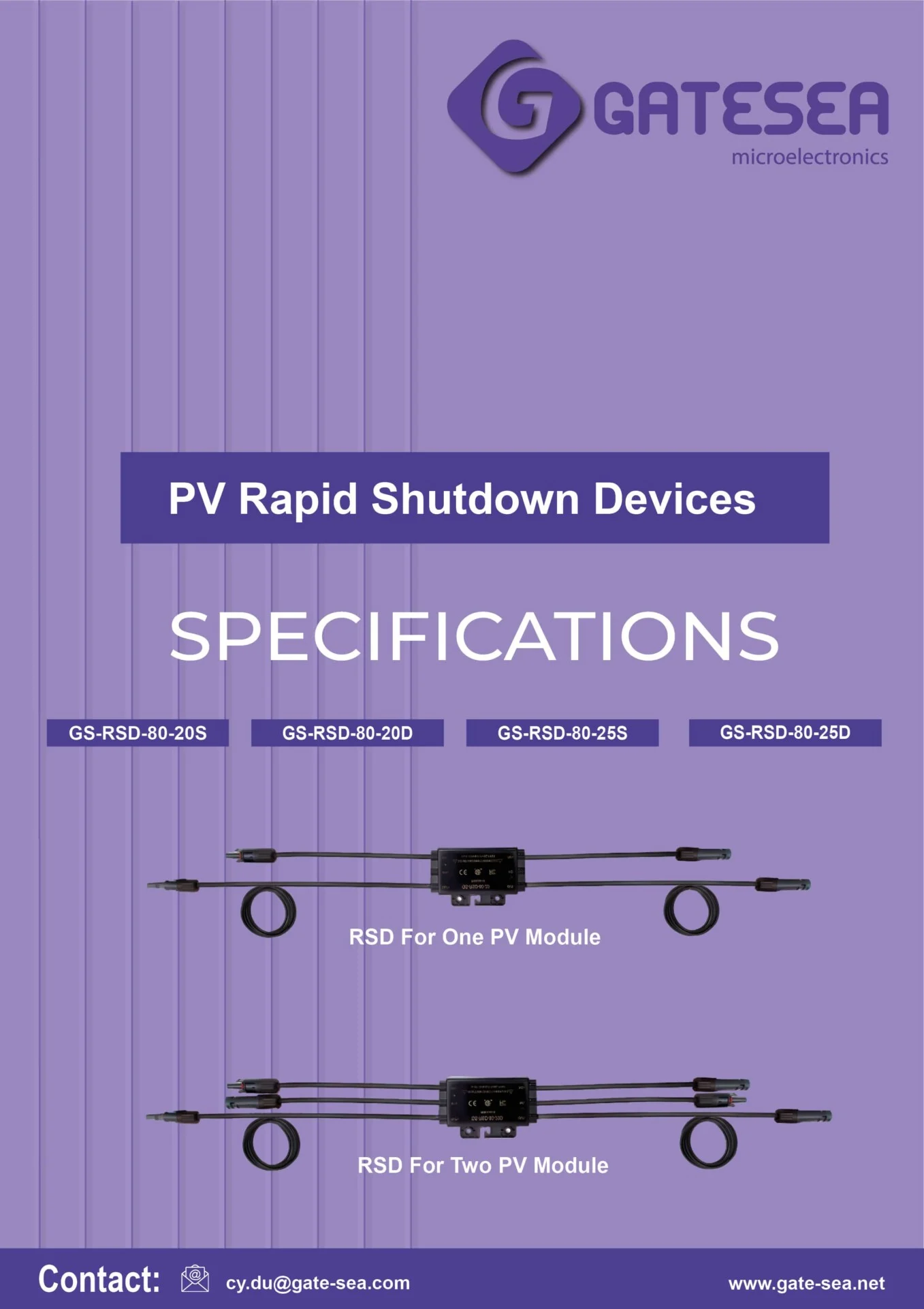 GS-RSD 80 Series specifications
