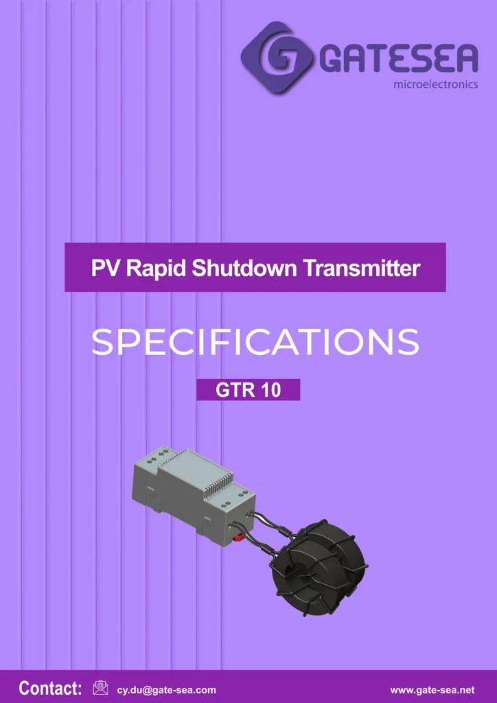 GTR10 Series PV Rapid Shutdown Transmitter